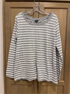 Splendid gray striped top